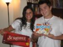 Game Night 
Rachel Chaskes and Arie Mittman showing the new games (what a boggle game it was!)